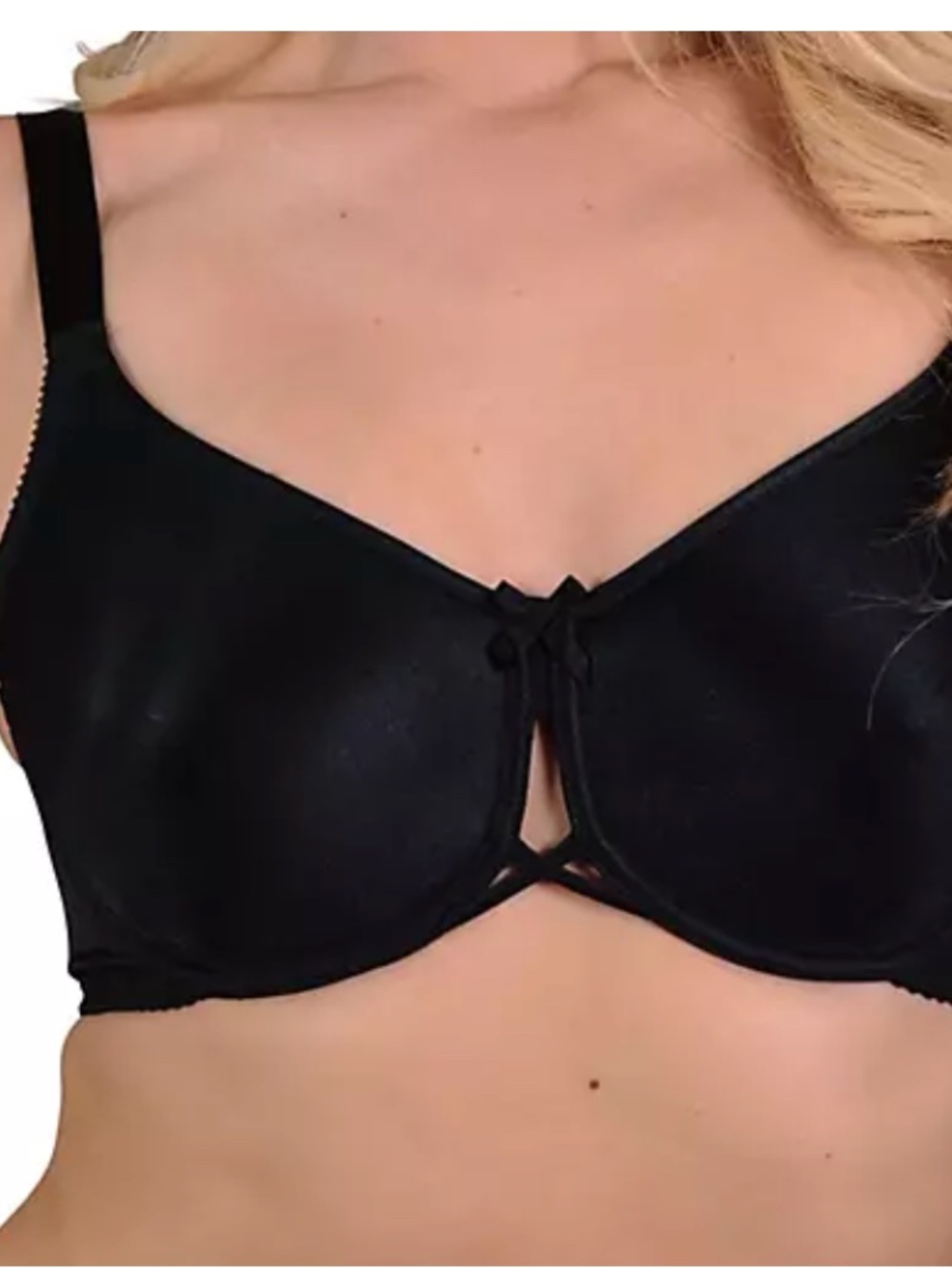 Carnival Women's Seamless Molded Minimizer Bra – Black – NWT
